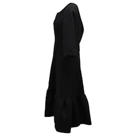 Marc Jacobs-Marc Jacobs Runway Boatneck Dress en laine noire-Noir