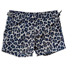 Tom Ford shorts de playa animalier Estampado de leopardo