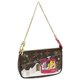 LOUIS VUITTON Monogram Vivienne Mini Pochette Accessoires M68490 Auth 38946BEIM Andere