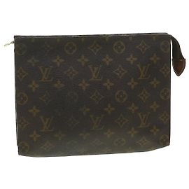 Toilette Poche Monogram Louis Vuitton 26 Pochette M47542 LV Auth e3473 Monogramme