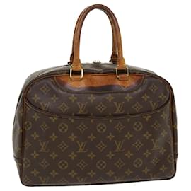 Louis Vuitton-LOUIS VUITTON Monogram Deauville Hand Bag M47270 LV Auth th3478-Monogram