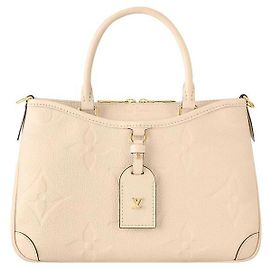 Louis Vuitton Cuir beige LV Trianon PM Beige