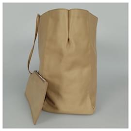 Saint Laurent-Shopper-Tasche Saint Laurent mit Pochette aus beigem Leder-Beige