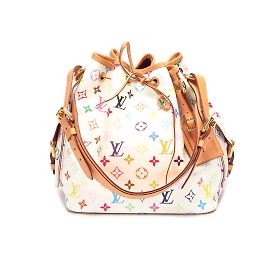 Louis Vuitton Monogram Multicolor Petit Noe Blanco