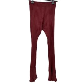 Simon Miller-SIMON MILLER  Trousers T.International XS Cotton-Dark red
