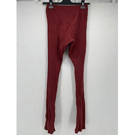 Simon Miller-SIMON MILLER  Trousers T.International XS Cotton-Dark red