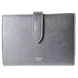 Céline-Céline Portefeuille Veau-Black