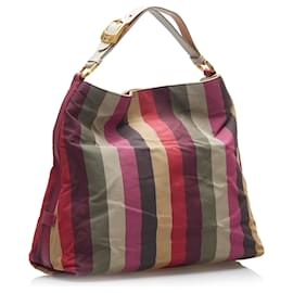 Fendi-Sac à bandoulière Fendi Multi Pequin-Multicolore