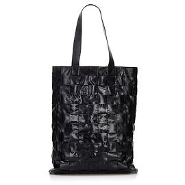 Bottega Veneta Borsa a cassetta maxi intrecciato nera Nero