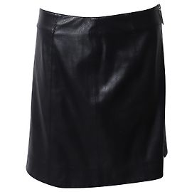 Hugo Boss Minirock aus schwarzem Polyester Schwarz