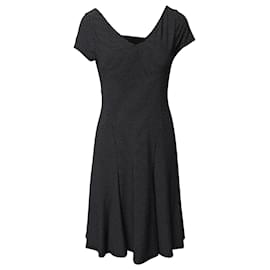 Ralph Lauren-Lauren Ralph Lauren Polka-Dot Kleid aus schwarzem Polyester-Schwarz