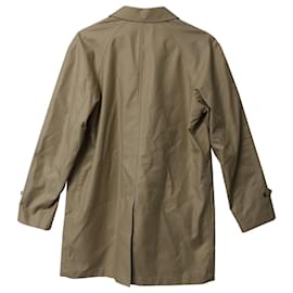 Sandro-Sandro Paris Collared Jacket in Beige Cotton-Beige