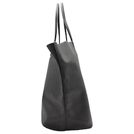 Givenchy-Givenchy Bambi Shopper Tote Bag in Black Coated Canvas-Black