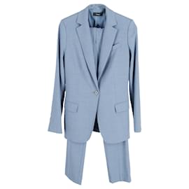 Theory-Theory Suit Set in Blue Polyester-Blue