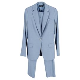 Theory-Theory Suit Set in Blue Polyester-Blue