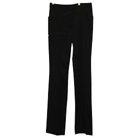 Stella Mc Cartney Calça reta Stella McCartney em lã preta Preto