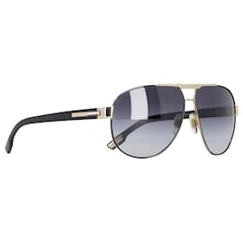 Dolce & Gabbana-Dolce & Gabbana DG2099 Sunglasses in Black and Gold Metal -Multiple colors