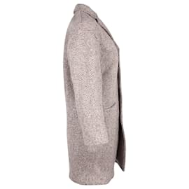 Apc-BEIM.P.C. Langer Tweed-Mantel aus mehrfarbiger Wolle-Andere,Python drucken