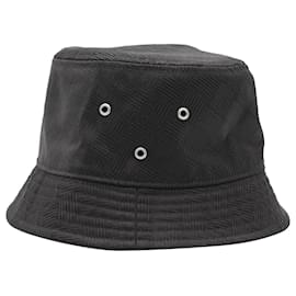Bottega Veneta-Sombrero de pescador con efecto Intrecciato de Bottega Veneta en poliamida negra-Negro