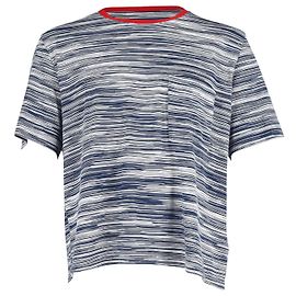 T-shirt col rond rayé Missoni en coton multicolore Autre