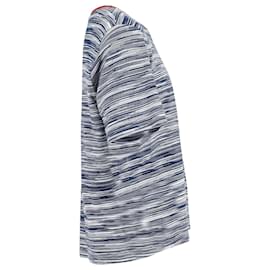 Missoni-Missoni Striped Crew-Neck T-shirt in Multicolor Cotton -Other