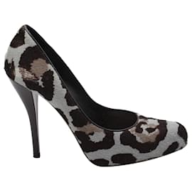 Dior-Christian Dior Stiletto Pumps in Animal Print Pony Hair-Other