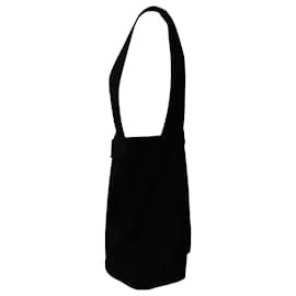 Maje-Maje Russel Pinafore Dress in Black Polyester-Black