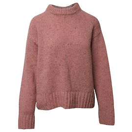 Suéter de tricô Joseph Tweed em lã rosa blush Rosa