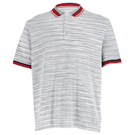 Missoni-Missoni Striped Polo T-shirt in Multicolor Cotton  -Other