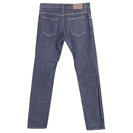 Prada-Prada Slim-Fit Jeans in Blue Cotton-Blue