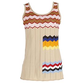 Regata de malha estampada Missoni em algodão multicolorido Outro
