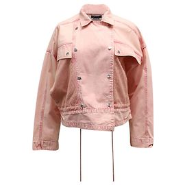 Isabel Marant Giacca di jeans Thalia con pannelli in rete in cotone rosa Rosa