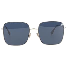 Dior-Dior Diorstellaire Square Sunglasses in Gold Metal-Golden