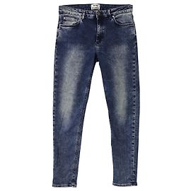 Piel de Acne Studios 5 Vaqueros pitillo en denim de algodón azul marino Azul marino