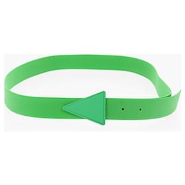 Bottega Veneta-Bottega Veneta triangle buckle belt-Green