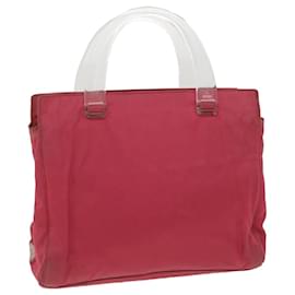 Prada-PRADA Hand Bag Nylon Pink Auth bs4613-Pink