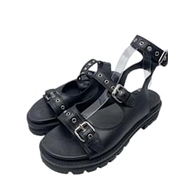 Alaïa-ALAIA  Sandals T.EU 41 Leather-Black