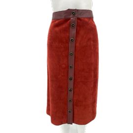 VANESSA SEWARD  Skirts T.fr 34 Suede Red