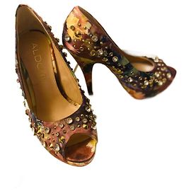Aldo Graysen Peep Toe Heels Cloth Multiple colors