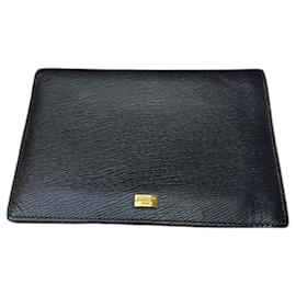 St Dupont-Superb new ST Dupont wallet and passport holder-Black,Gold hardware