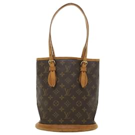 Louis Vuitton-LOUIS VUITTON Monogram Bucket PM Shoulder Bag M42238 LV Auth 38706-Other