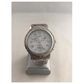 Hermès-Chrono 2 Bracelets-White