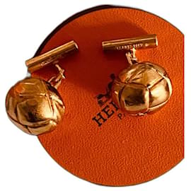 Hermès-Bola de futebol-Dourado