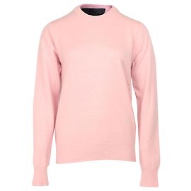 Stella Mc Cartney Stella McCartney Pull à Col Rond en Cachemire Rose Rose
