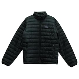 Autre Marque-Patagonia Classic Down Jacket in Black Recycled Polyester-Black