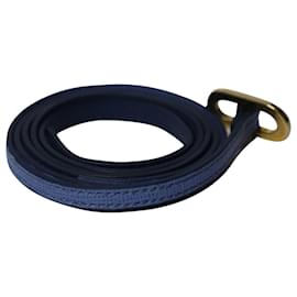 Fendi-Fendi Crayons Wrap Bracelet in Blue Leather-Blue