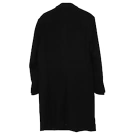 Ermenegildo Zegna-Ermenegildo Zegna Long Coat in Black Cashmere-Black