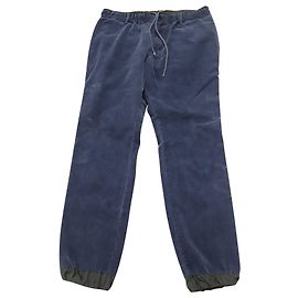 Calça de veludo Sacai em algodão azul marinho Azul Azul marinho