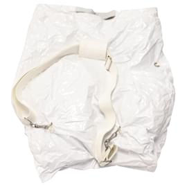 Maison Martin Margiela-Maison Margiela MM11 Backpack in White PVC-White