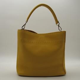 Fendi-Sac besace Anna Selleria 8BT218-Jaune